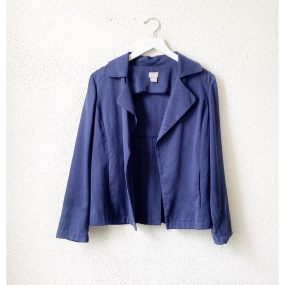 Chico’s Navy Blazer Style Jacket 4
